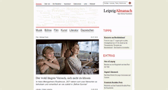 Desktop Screenshot of leipzig-almanach.de